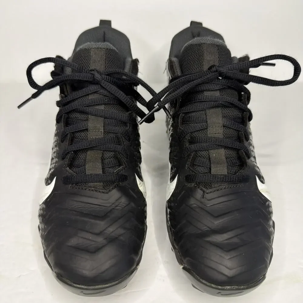 Nike Alpha Fastflex Football Cleats Black Youth size 5Y